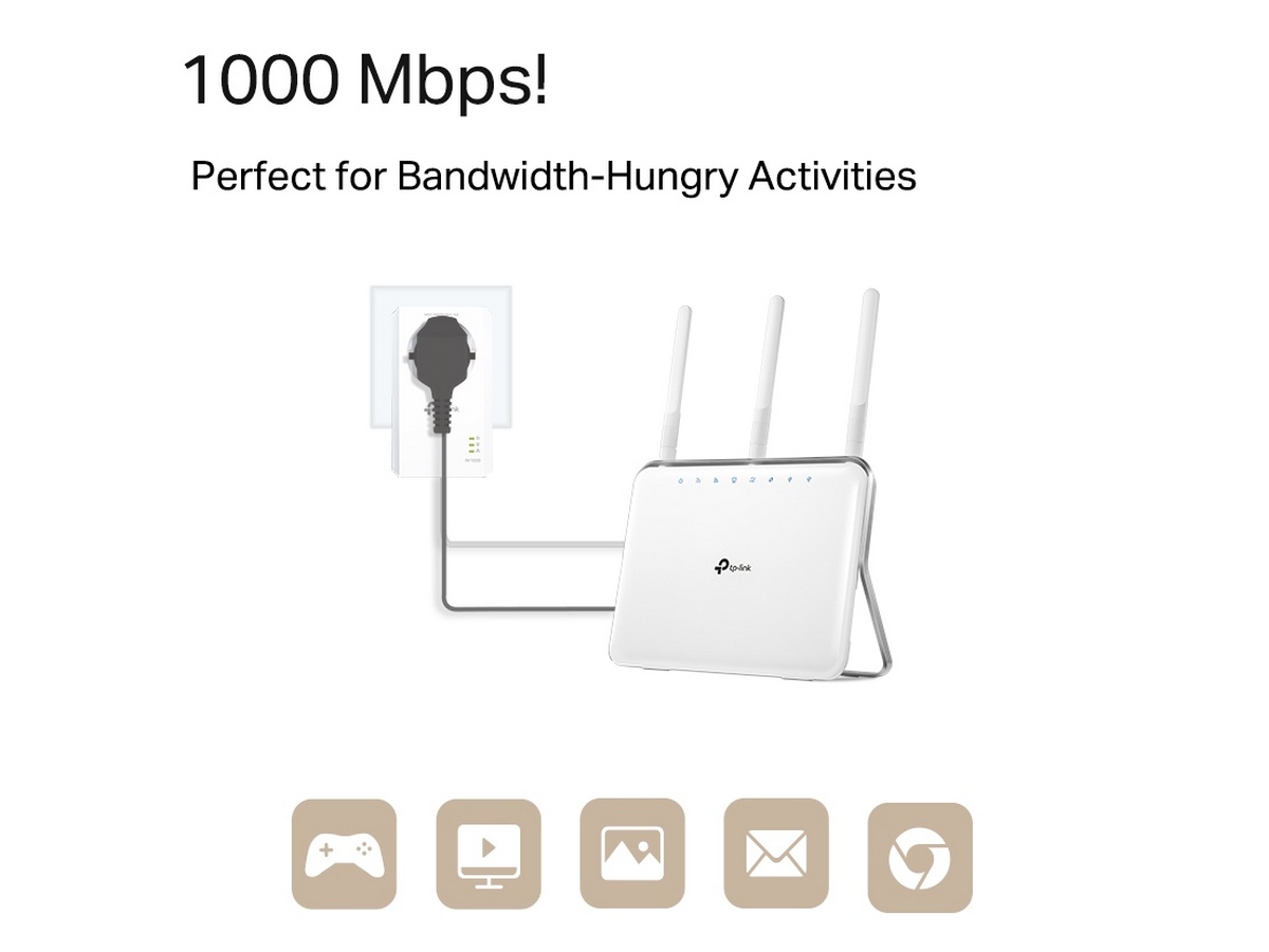 Priza cu adaptor AV1000 Tp-Link TL-PA7017P