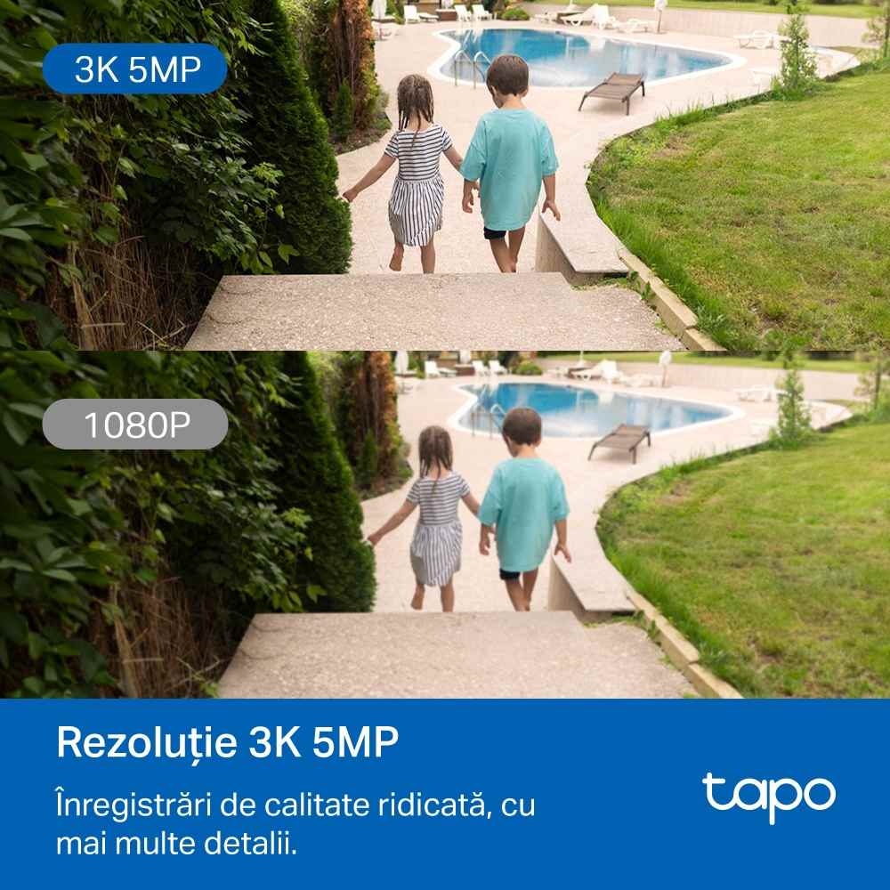 Tp-Link Tapo rezolutie 5MP 3K
