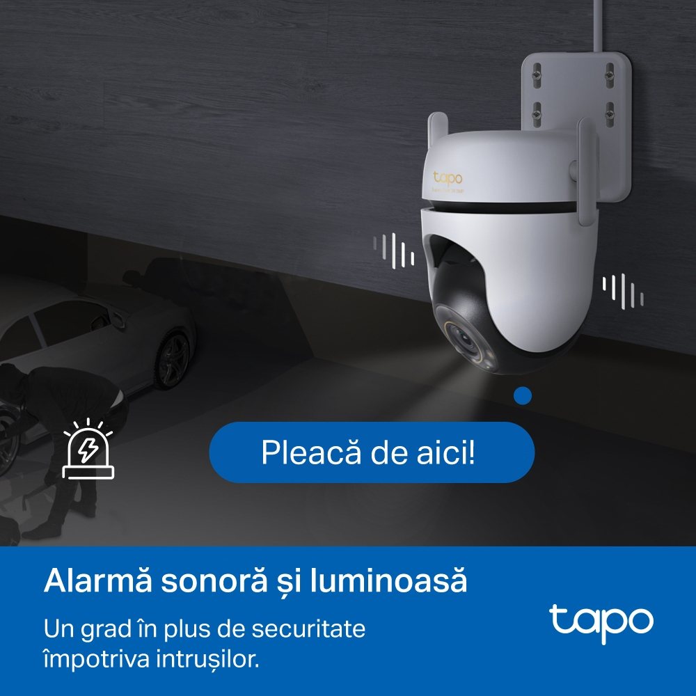 Tp-Link Tapo alarma sonora si luminoasa