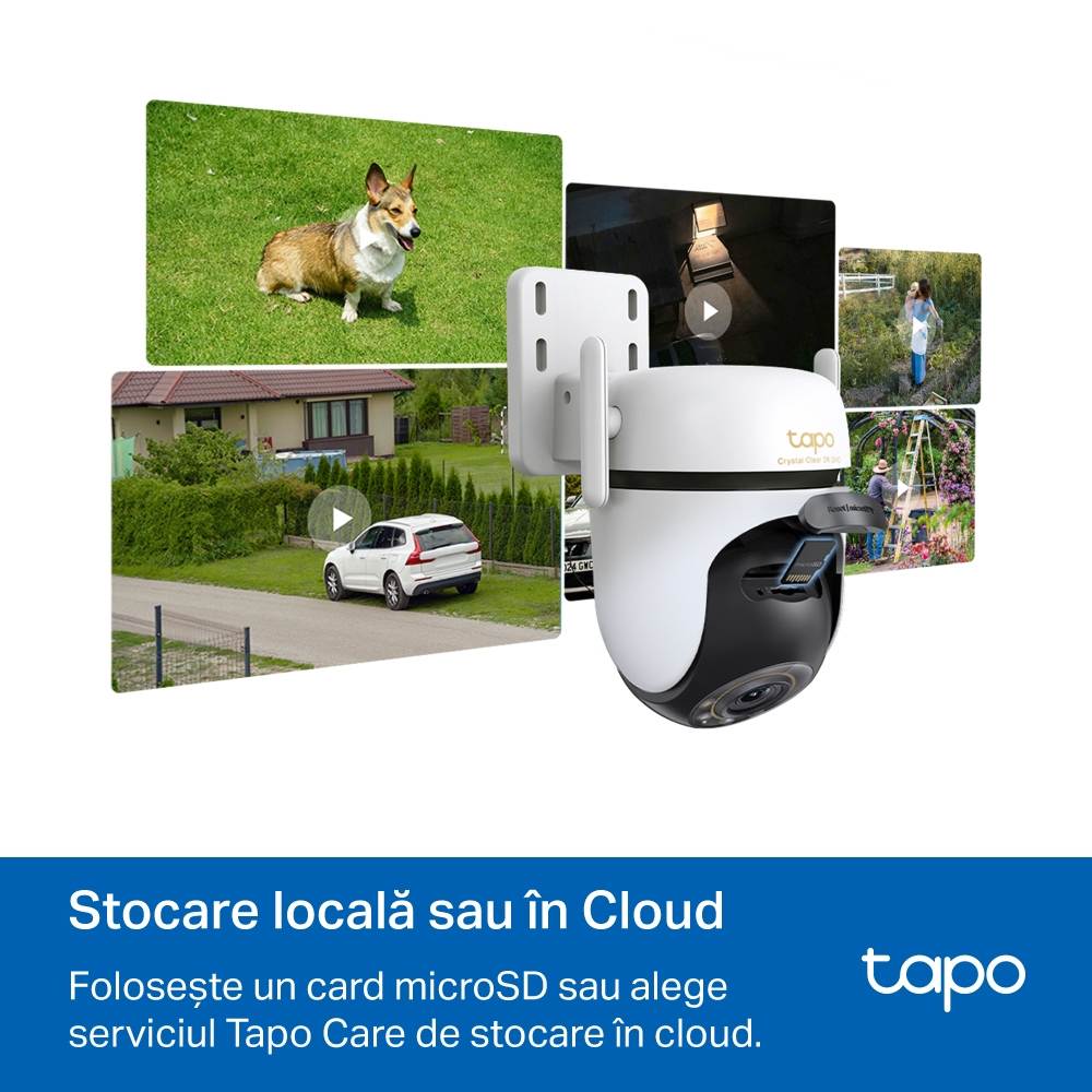 Tp-Link Tapo stocare card microSD 512GB sau cloud