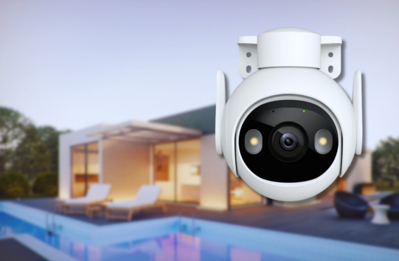 Camera IP cu functii inteligente AI.