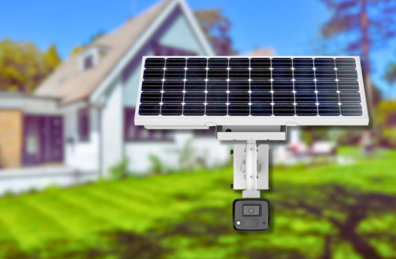 Camera cu panou solar pentru autonomie energetica.