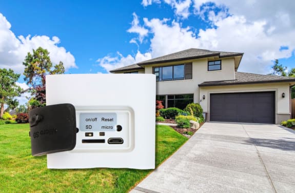 Camera supraveghere solara.