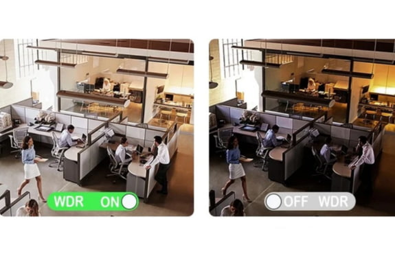 Camera supraveghere exterior IP cu senzor imagini.