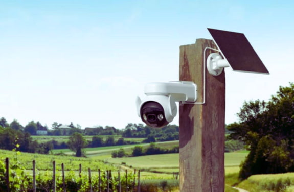 Camera de supraveghere 4G cu panou solar si notificari pe telefon.