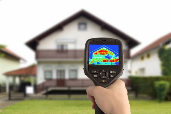 Camera termala pentru captarea diferentelor de temperatura.