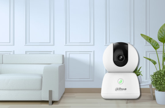 Camera IP Wireless de interior cu buton de apel Dahua.