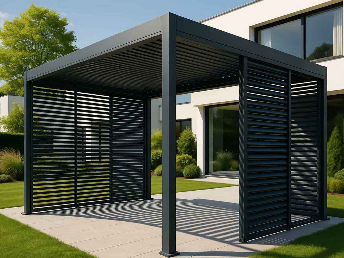paravan jaluzele pergola 2500x1230x2285mm