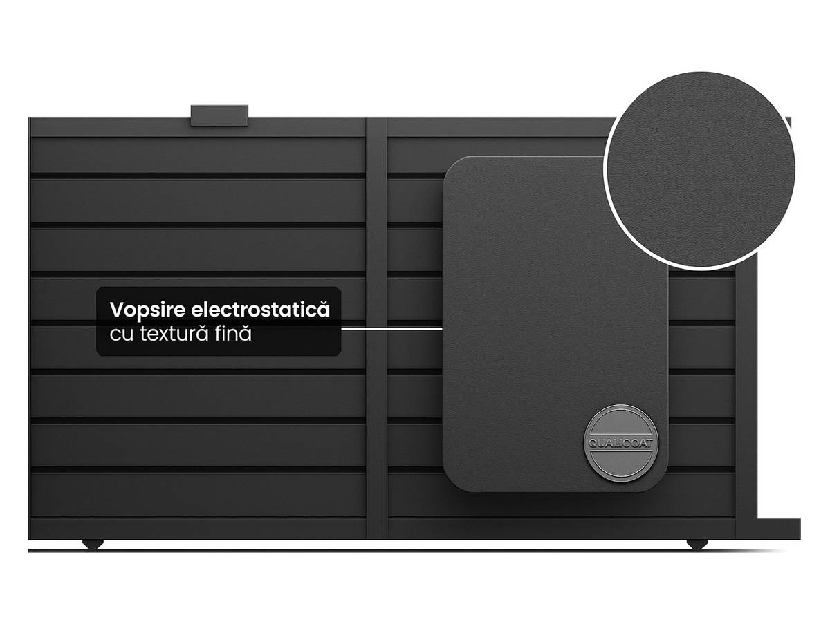 finisaj elegant cu vopsire electrostatica