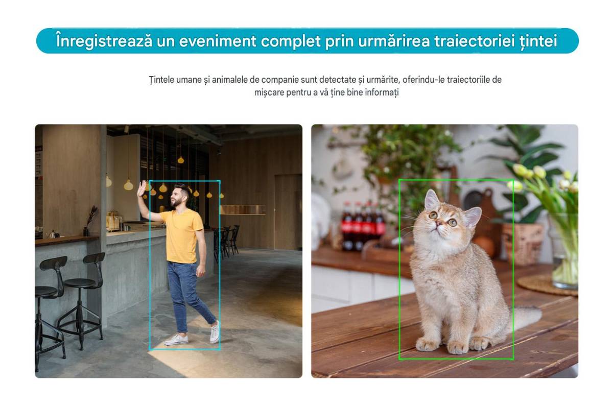 camera cu detectie umana si pentru animale