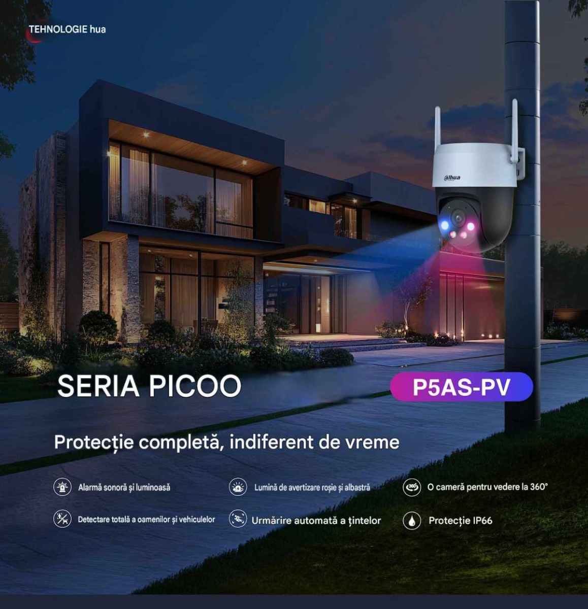 alarma sonora si vizuala