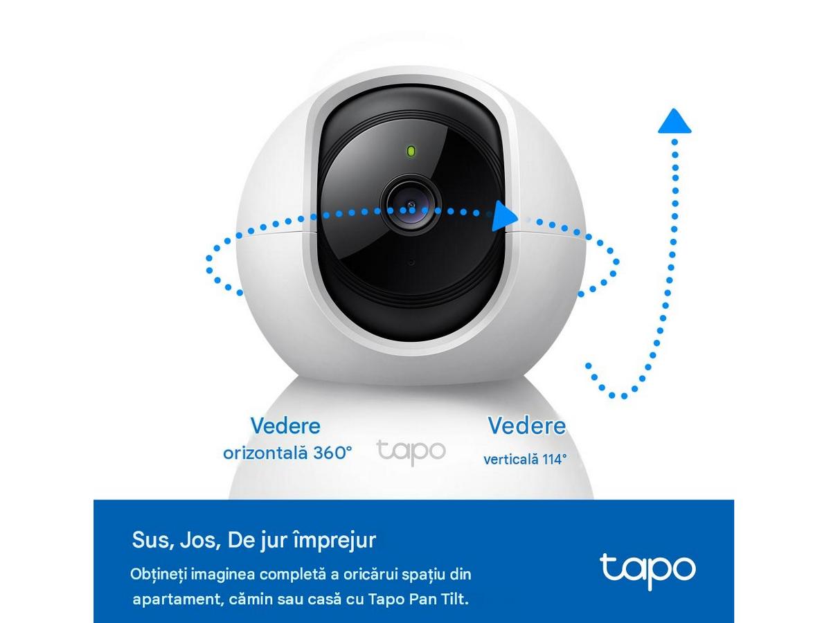 TAPO C200C functie inclinare si rotire