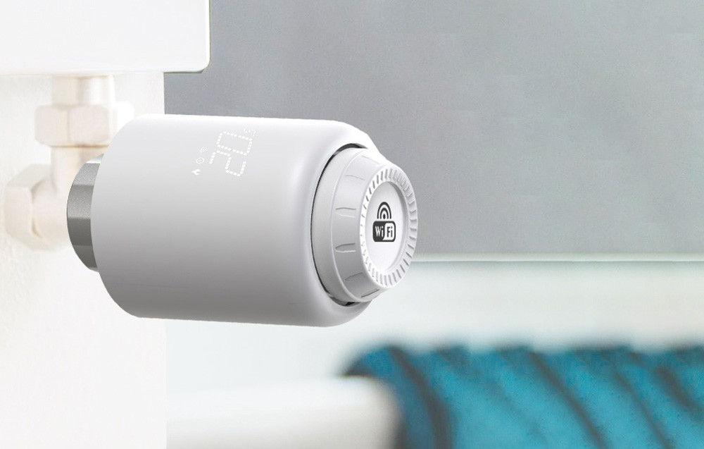 Capat termostatic inteligent pentru calorifer, Wi-Fi, TUYA, Smart Life, Avatto, TRV07-WIFI