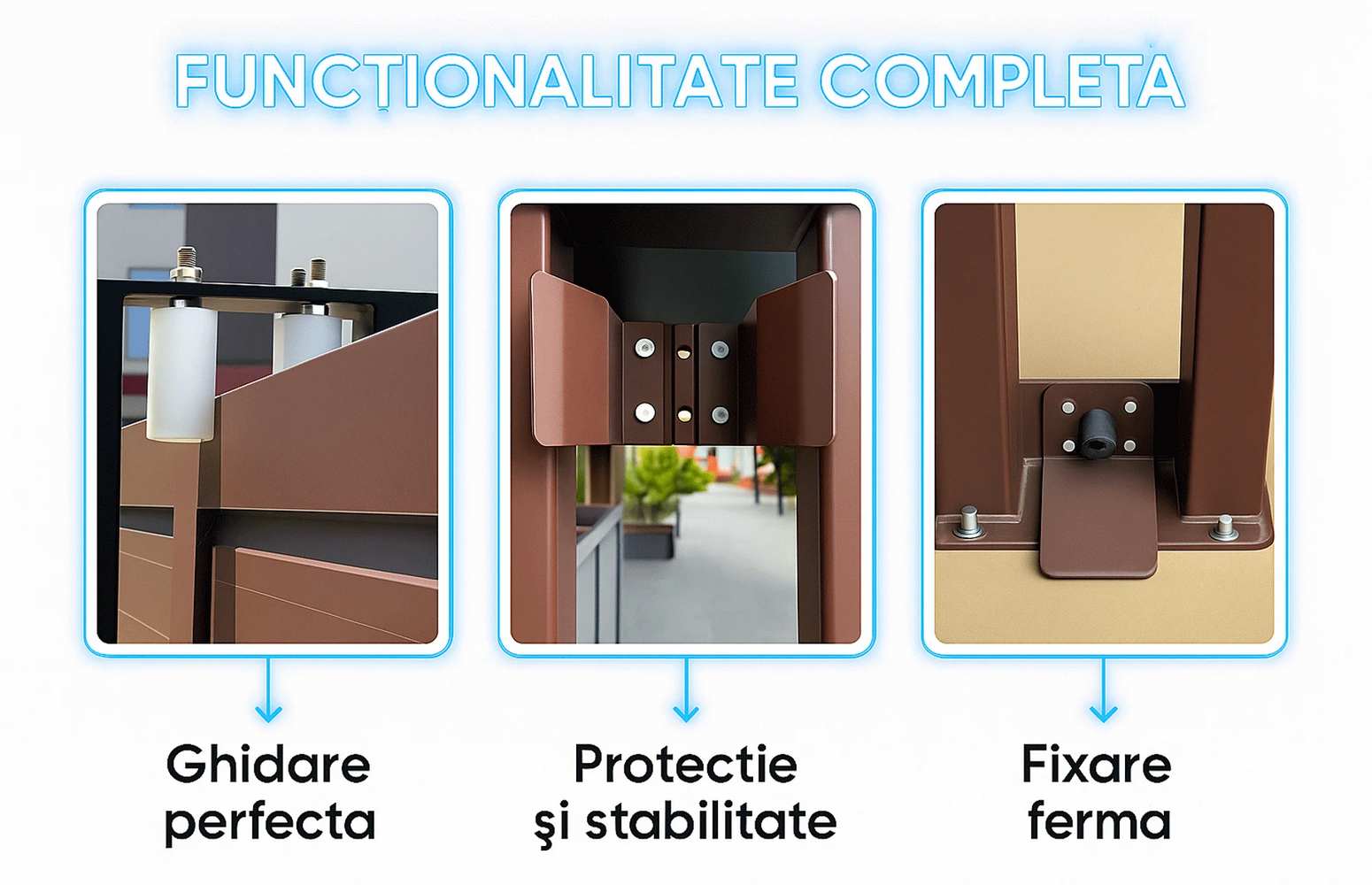 functionalitate poarta autoportanta