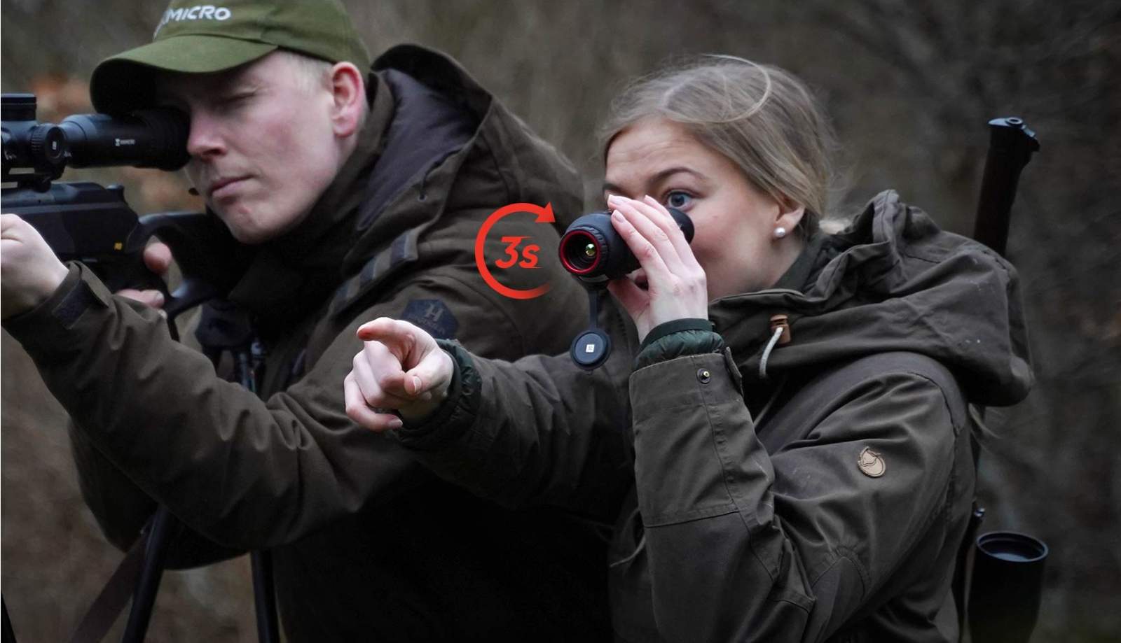 DV.LH35.2.0 monocular termic vanatoare