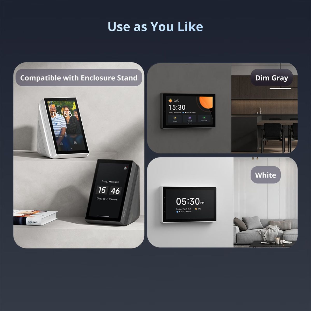 panou de control cu design modern Sonoff