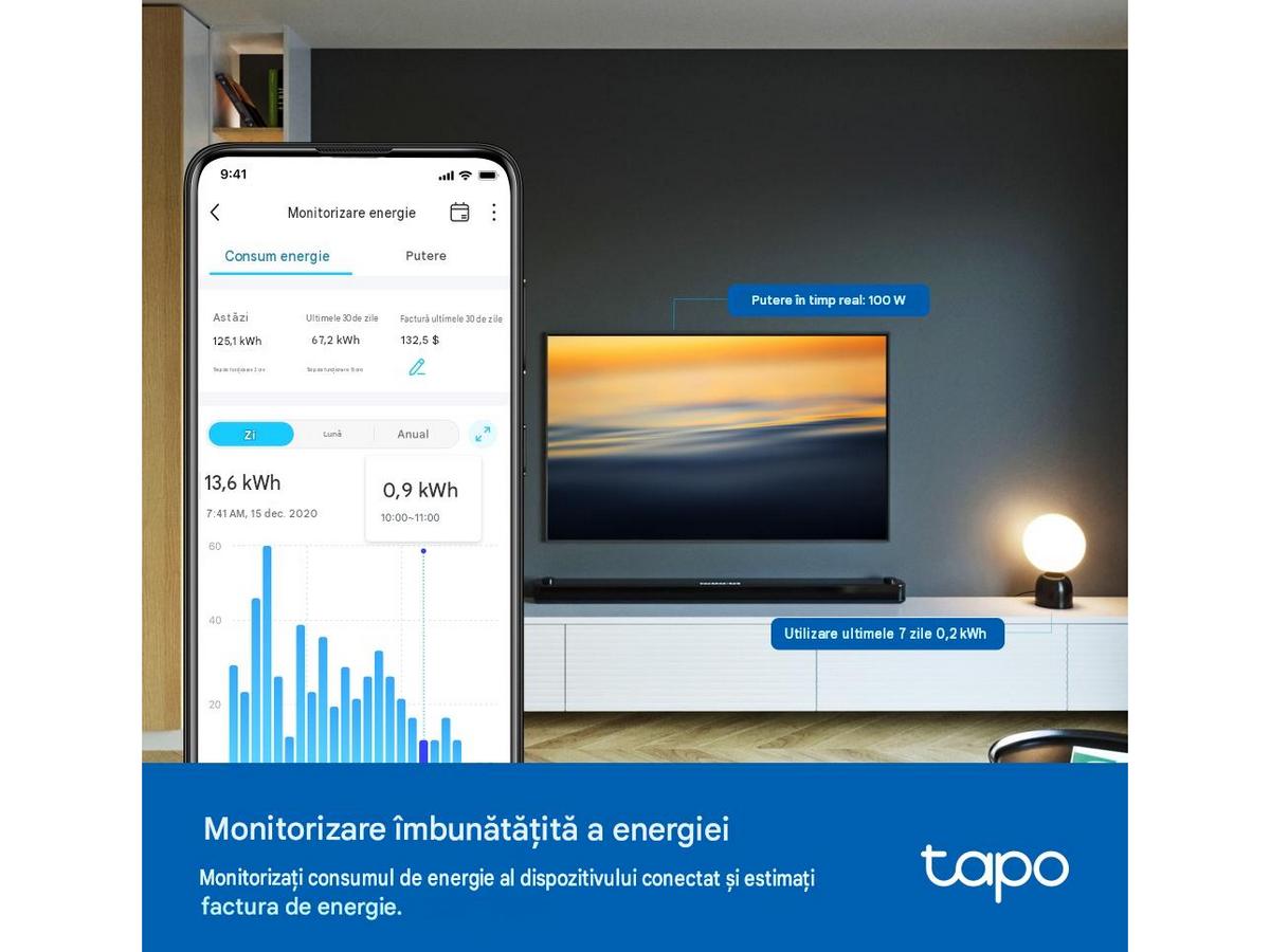 TAPO P110M monitorizare energie