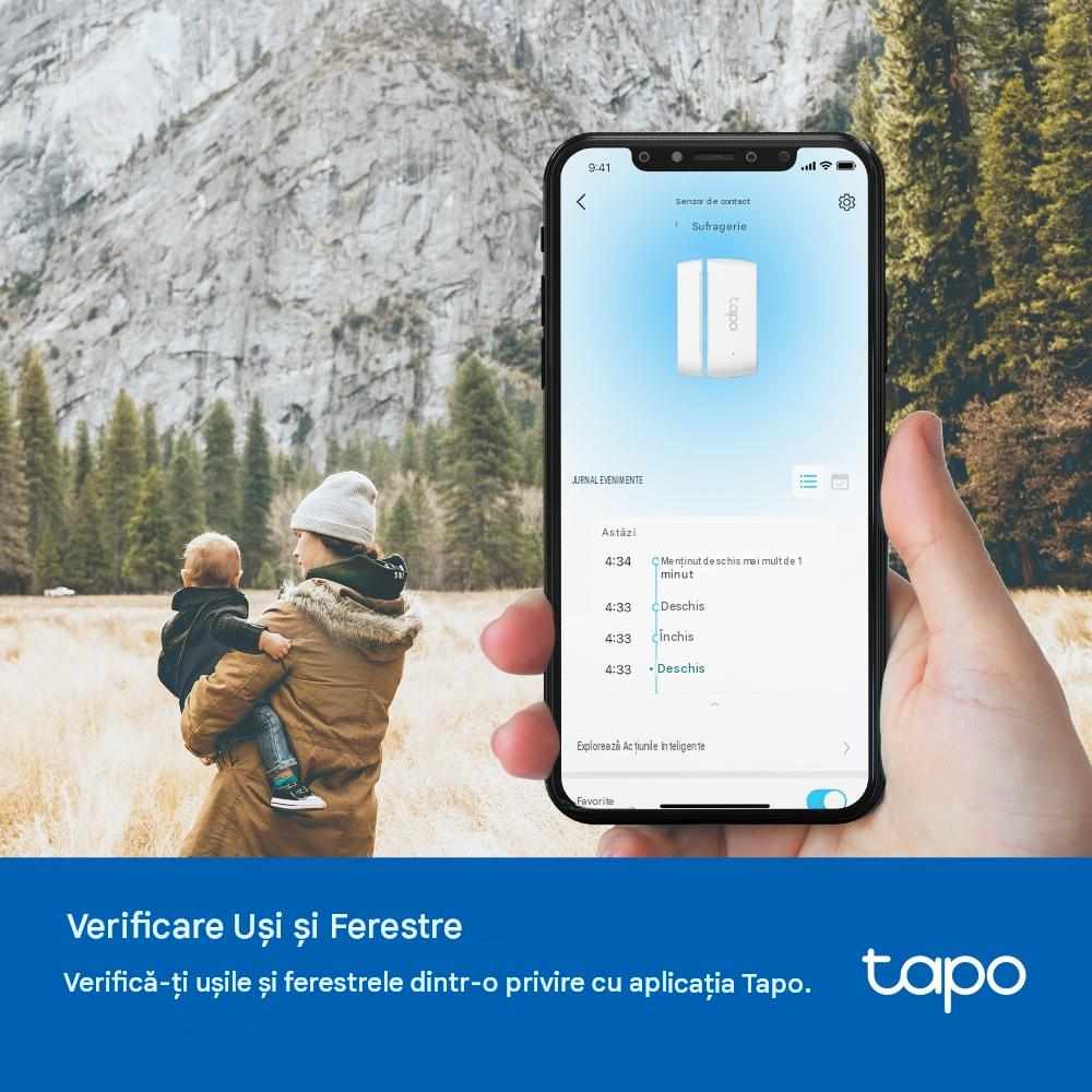 TAPO T110 aplicatie mobila