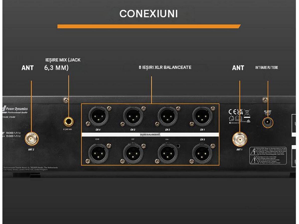 PD528B conexiuni si iesiri