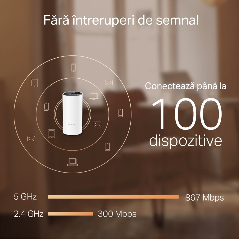 Deco M4(3-Pack) conexiune 100 dispozitive