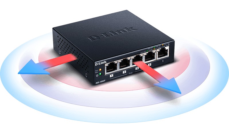 DGS-1005P performanta gigabit