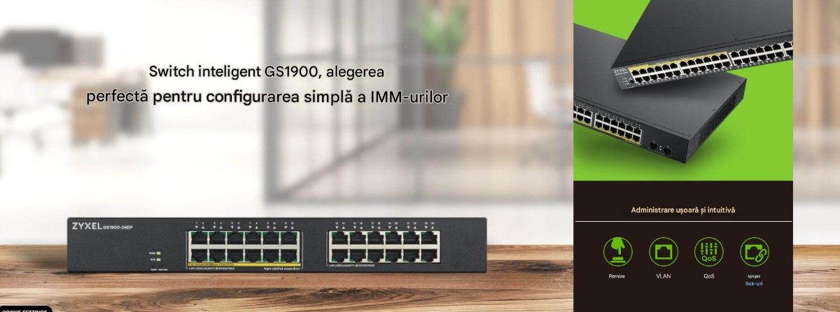 switch cu total porturi PoE 170W
