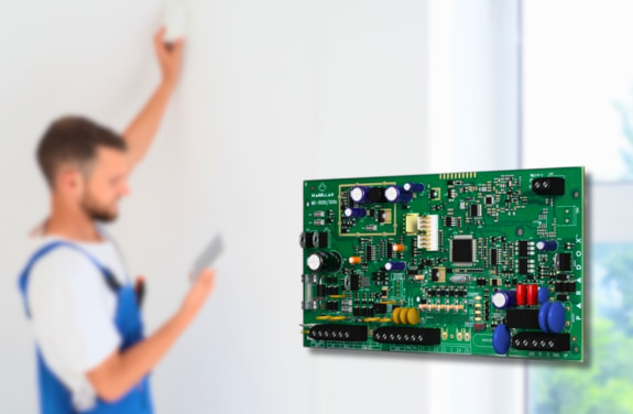 Instalare centrala alarma wireless.