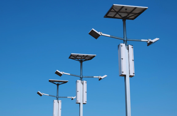 Corp de iluminat stradal pentru spatii exterioare.