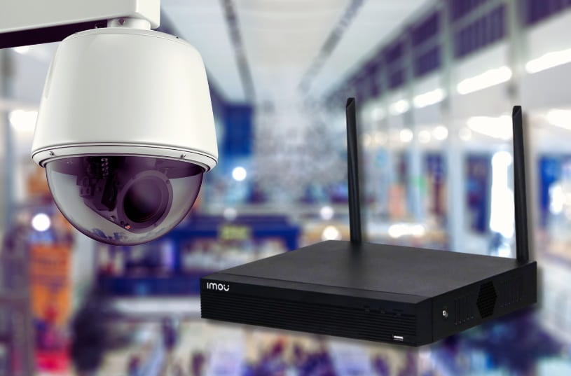 NVR wireless 8 canale pentru sisteme de supraveghere. 