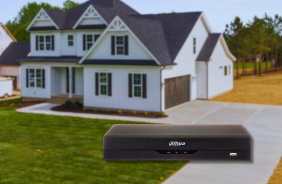 Kit camere supraveghere exterior cu microfon.