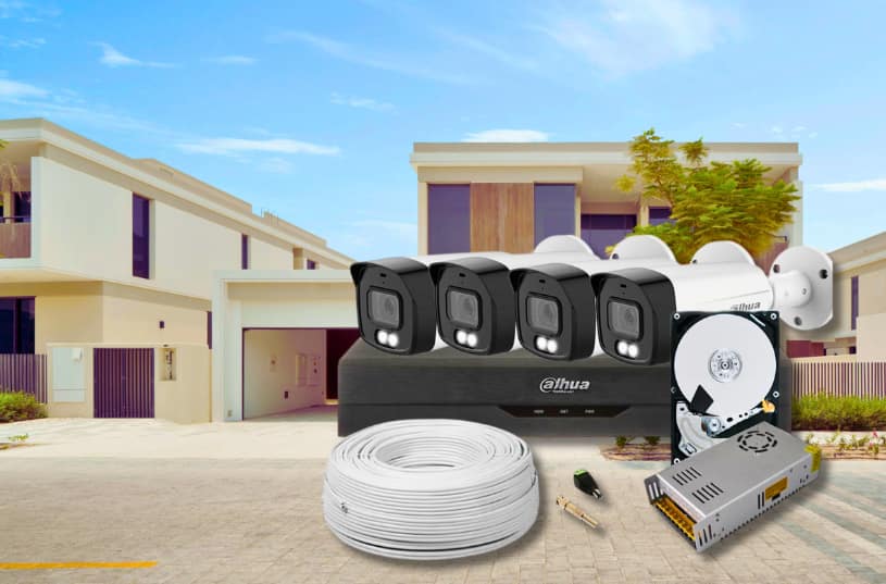 Kit camere supraveghere exterior profesionale.