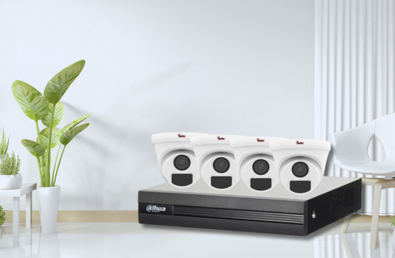 Kit de supraveghere, 4 camere interior Full HD cu DVR.