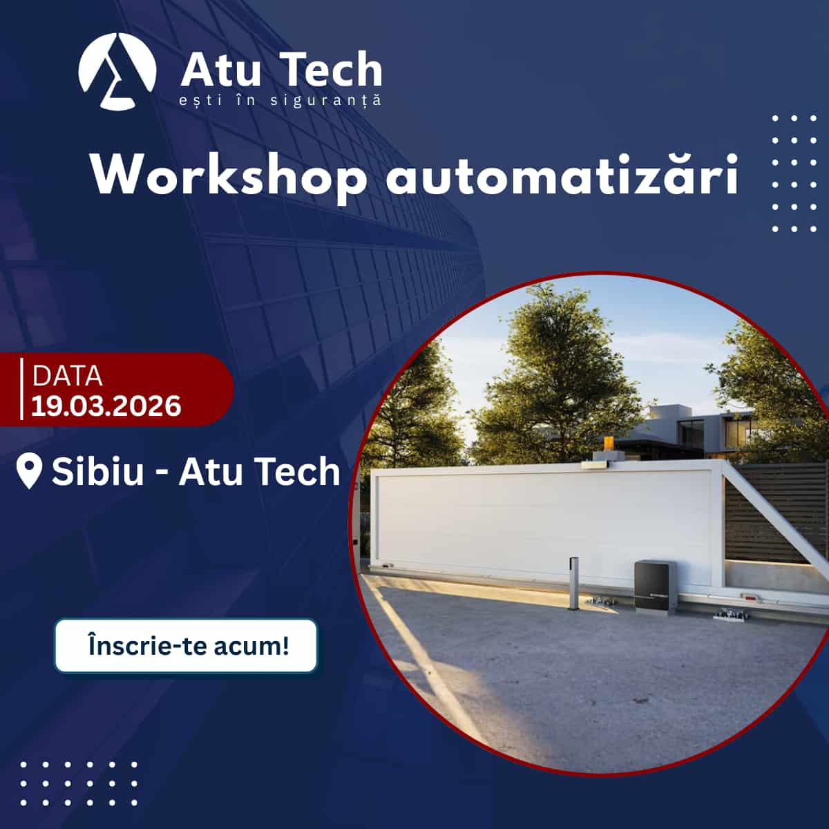 banner curs workshop automatizari