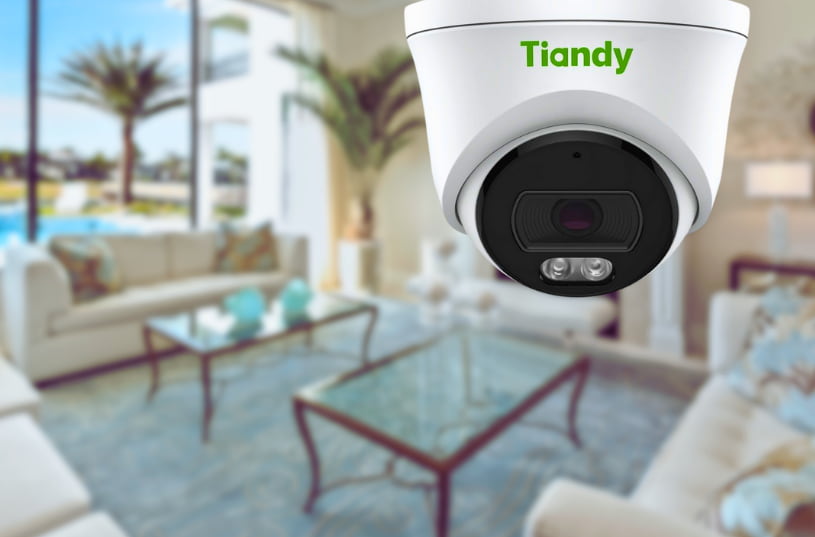 Camera IP Turret: detalii fine zi si noapte