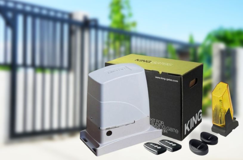 Poti adauga un sistem de alarma la un kit de automatizare pentru poarta culisanta?