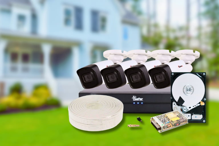 Cum instalezi un kit cu 4 camere de supraveghere?