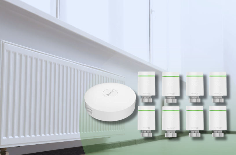 Incalzire inteligenta cu un kit smart pentru calorifere, control de pe telefon