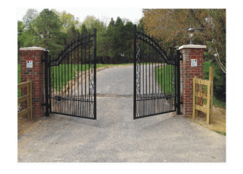 Motoare porti batante deschidere spre exterior