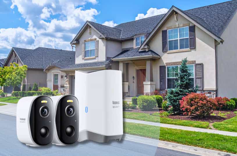 Cum asigura un sistem Home Station cu baterie o supraveghere eficienta, inclusiv pe intuneric?