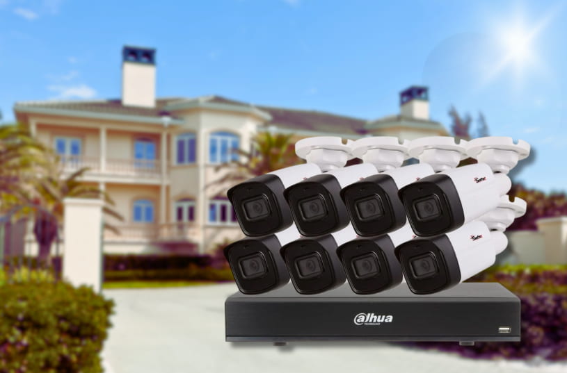 Cat costa sa instalezi un sistem supraveghere 8 camere exterior?
