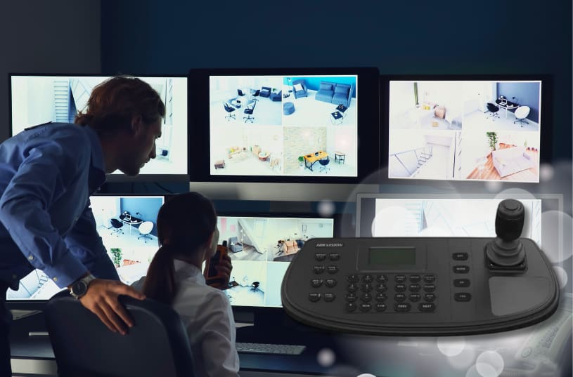 De ce este utila o tastatura cu joystick si display pentru sistemele de supraveghere video?