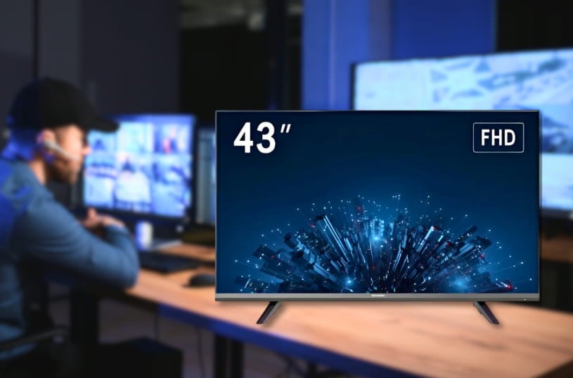 Monitor pentru sistemele de supraveghere.