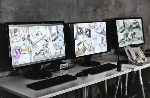 Monitoare full hd pentru supraveghere eficienta.