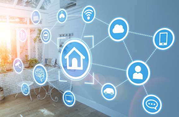 Monitor portabil wireless pentru conectare pana la 30 de dispozitive smart home.