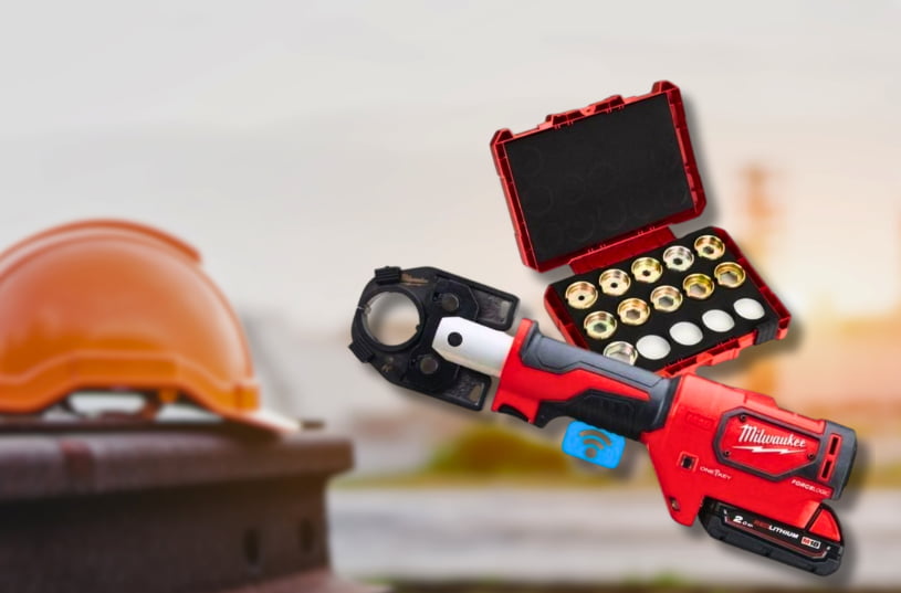 Presa hidraulica pentru cabluri.