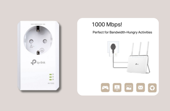 Prize inteligente Powerline pentru streaming, videoconferinte.