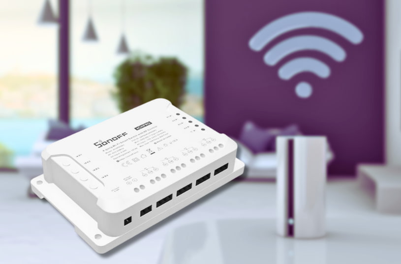 Conexiunea intre un releu wireless si dispozitive.