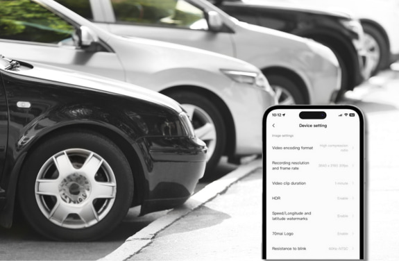 Camera auto inteligenta 4K.
