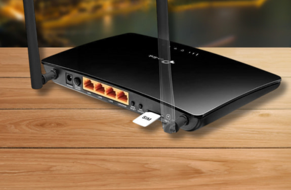Router cu cartela SIM pentru locatii fara cablu.