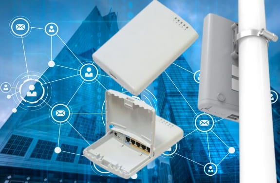 Router pentru utilizare in exterior.